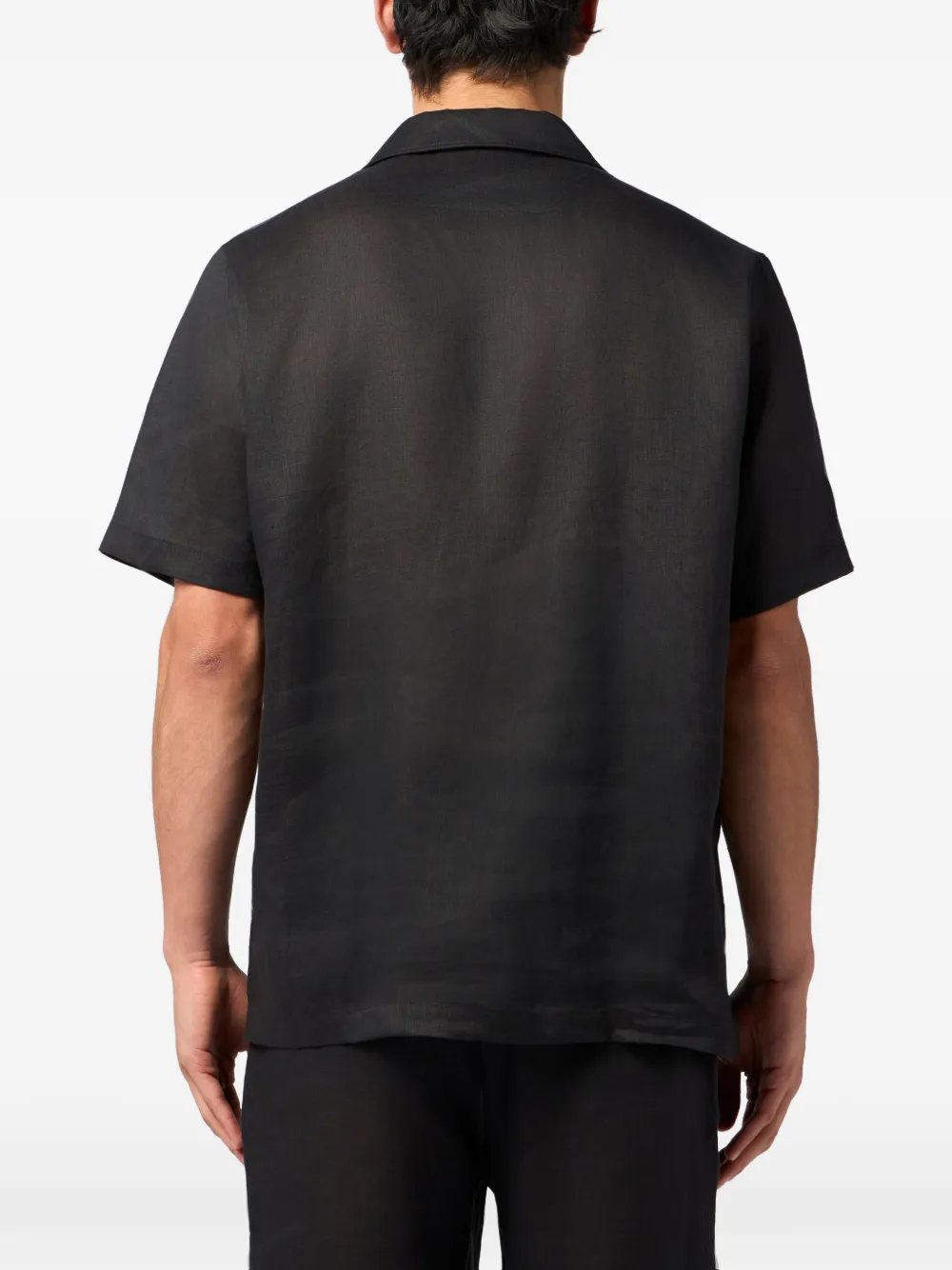 Philipp Plein Bowlingshirt Zwart