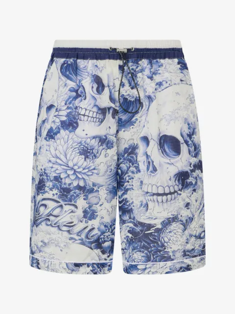 Philipp Plein shorts bowling estampados