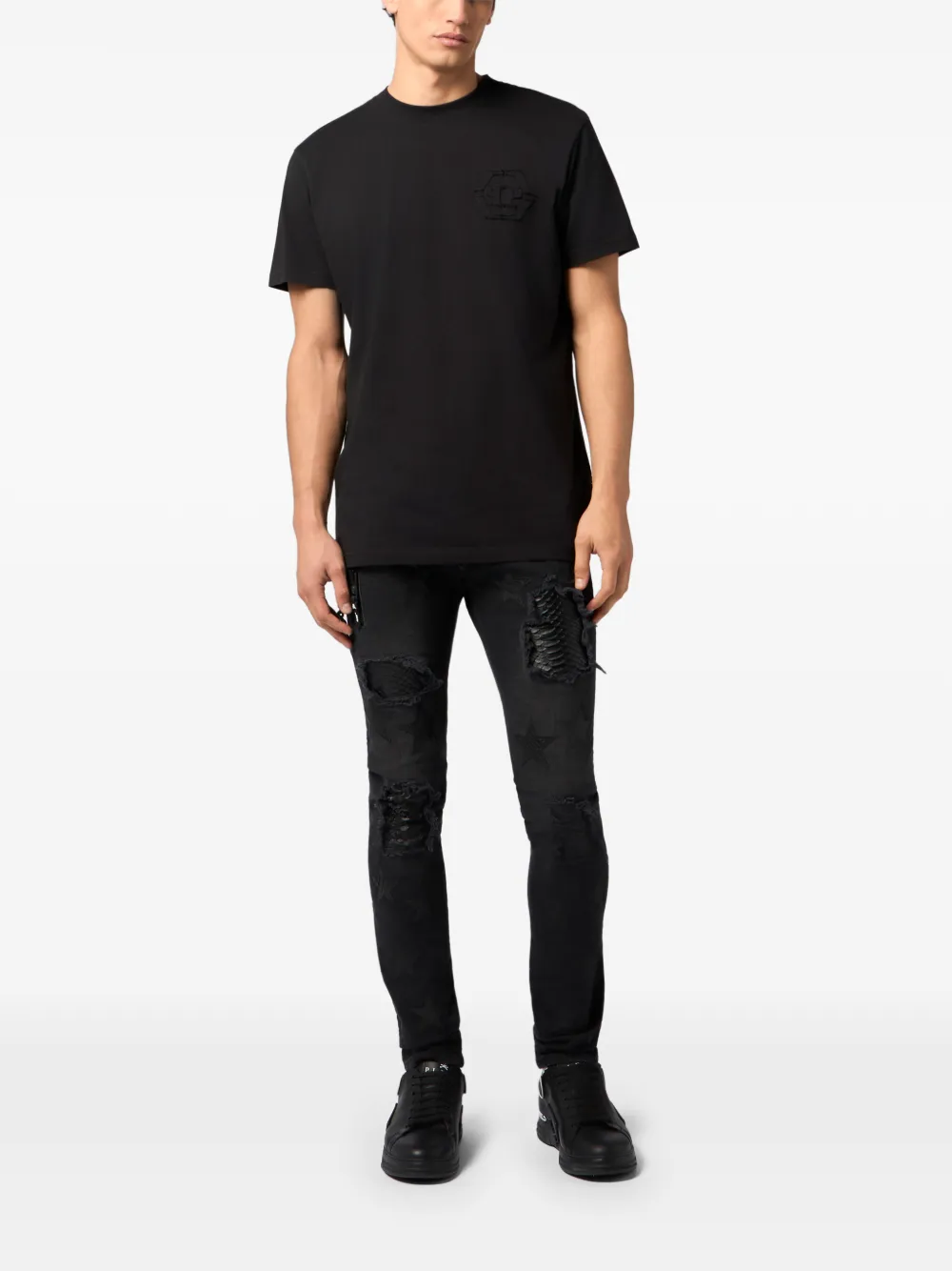 Philipp Plein 로고 자수 티셔츠 | 티셔츠 | Image 2