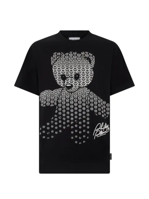 Philipp Plein round-neck bear-print T-shirt