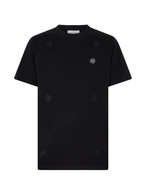 Philipp Plein monogram round-neck T-shirt