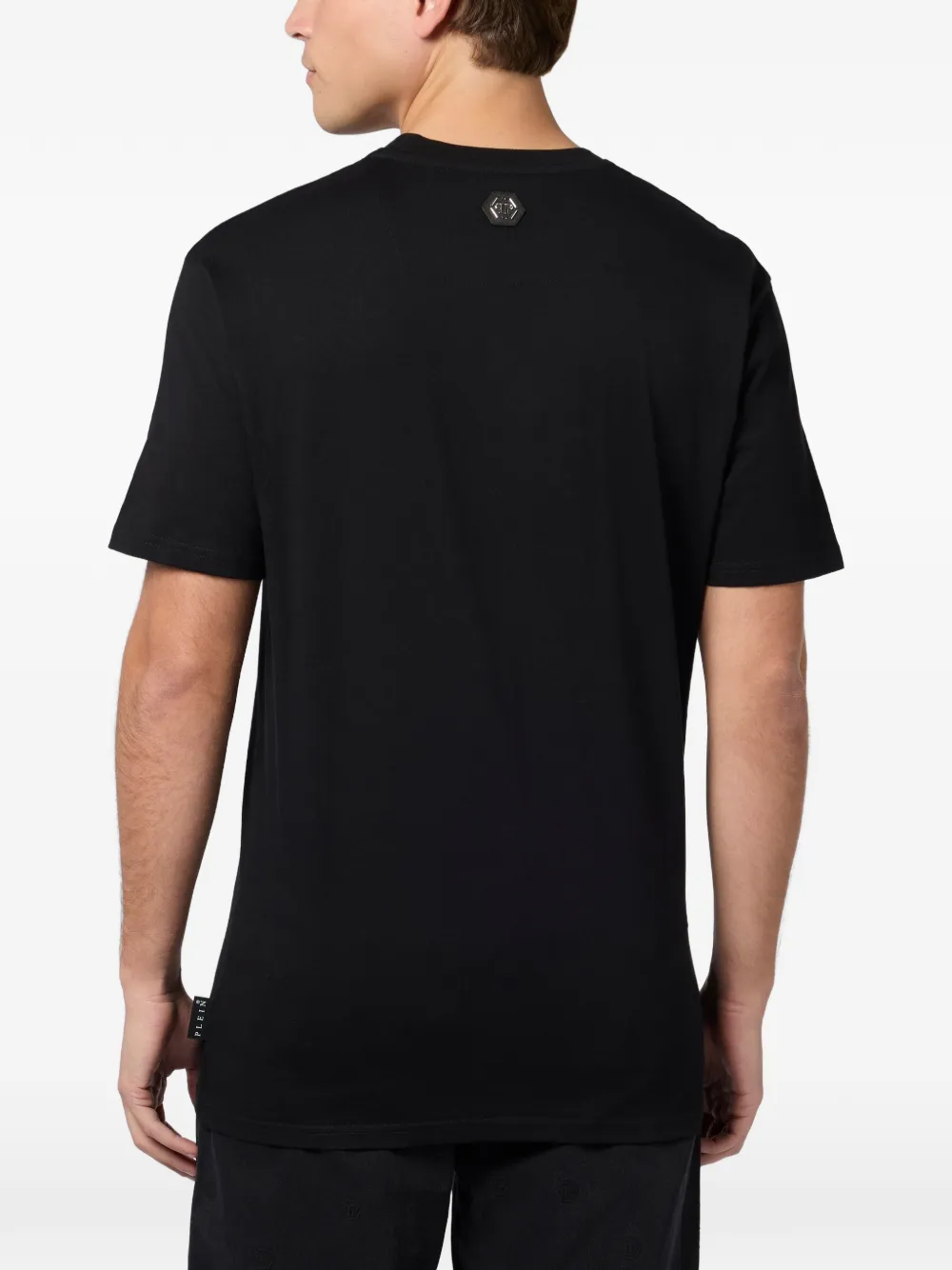 Philipp Plein T-shirt met ronde hals en print Zwart