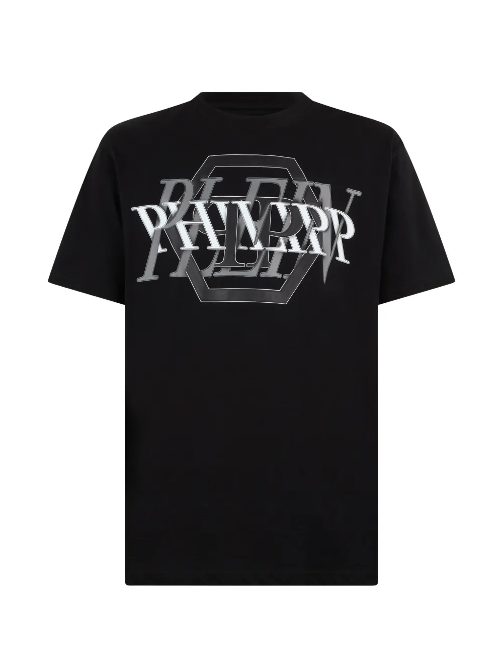 Philipp Plein 로고 크루넥 티셔츠 | 블랙 | Image 1