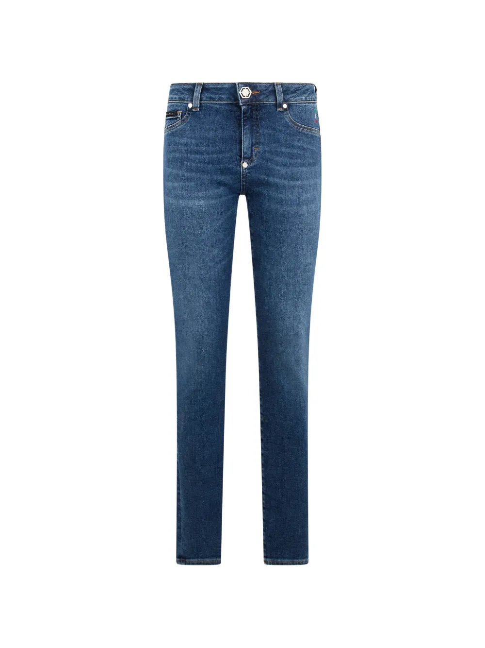 Philipp Plein belt-loop pocket jeans - Blu