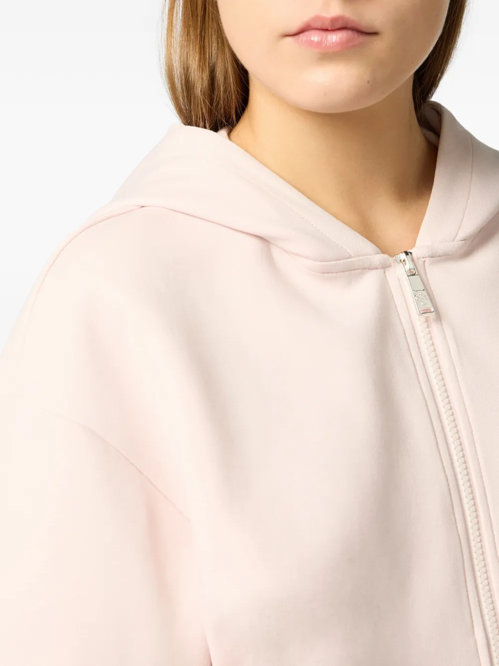 Plein Sport Hoodie met rits Roze
