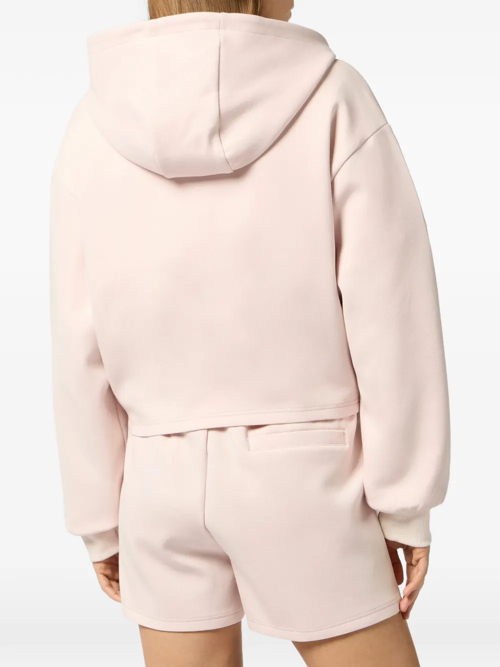 Plein Sport Hoodie met rits Roze