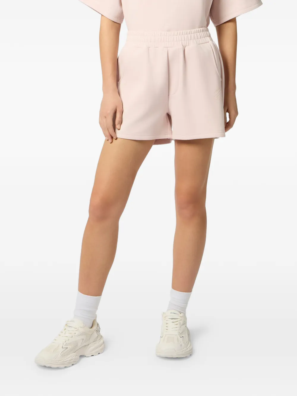 Plein Sport Shorts met logodetail Roze
