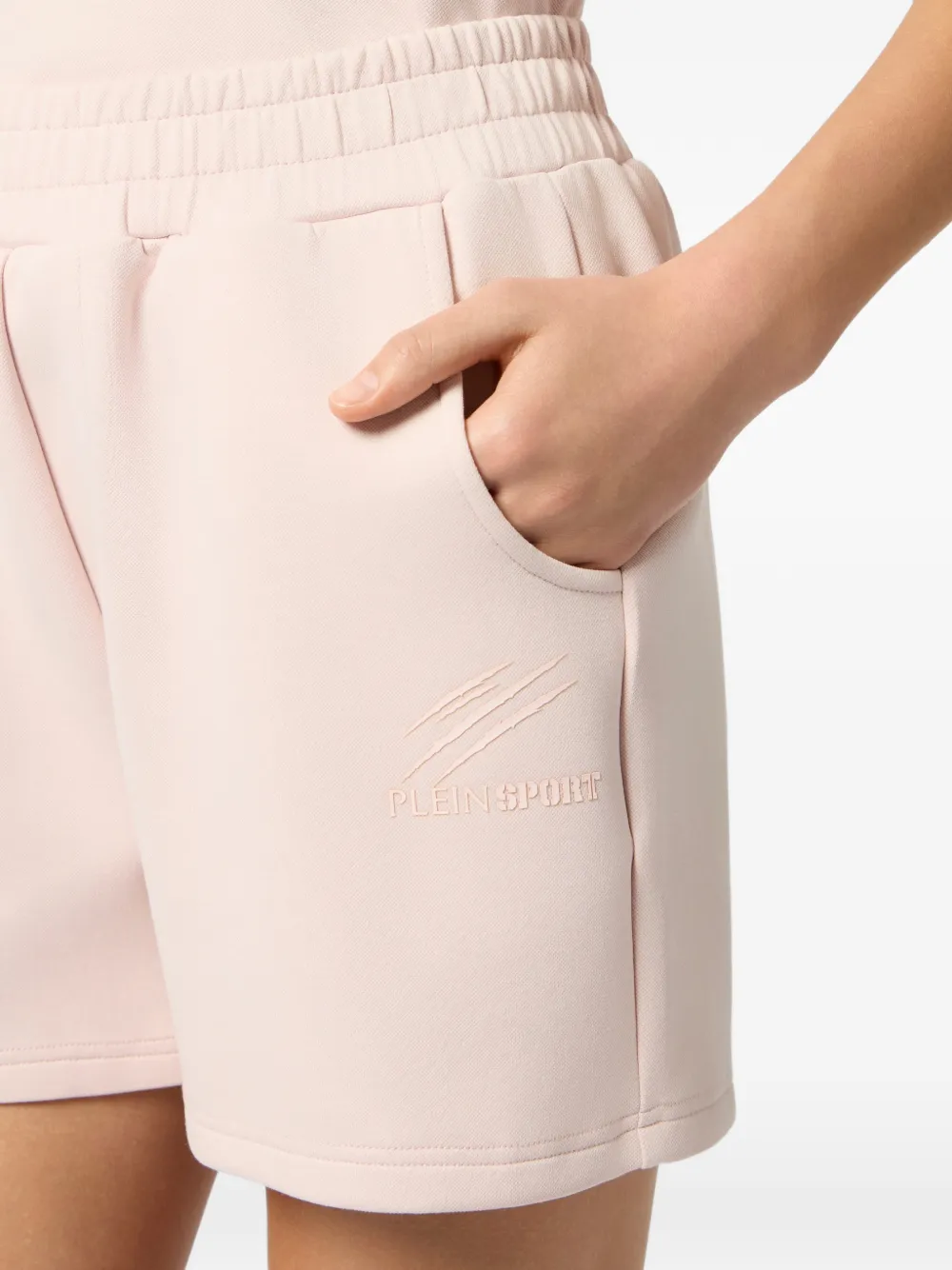 Plein Sport Shorts met logodetail Roze