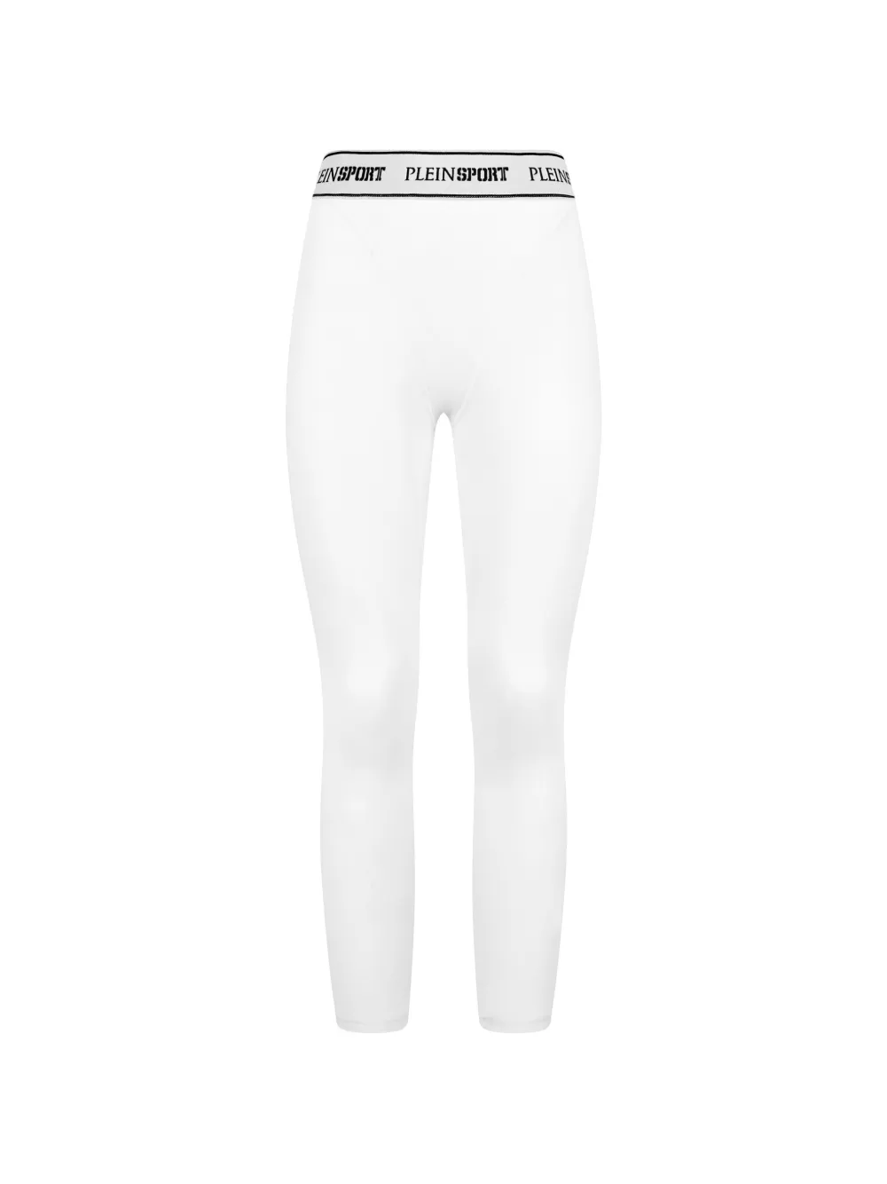 Plein Sport logo elastic leggings - Weiß