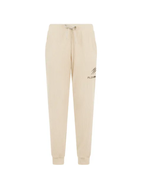 Plein Sport ribbed drawstring trousers
