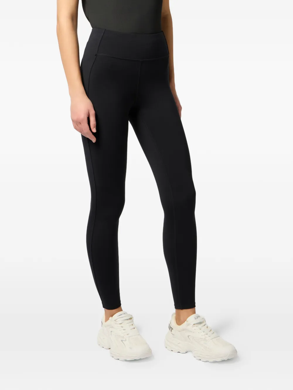 Plein Sport Legging met reflecterende logoprint Zwart