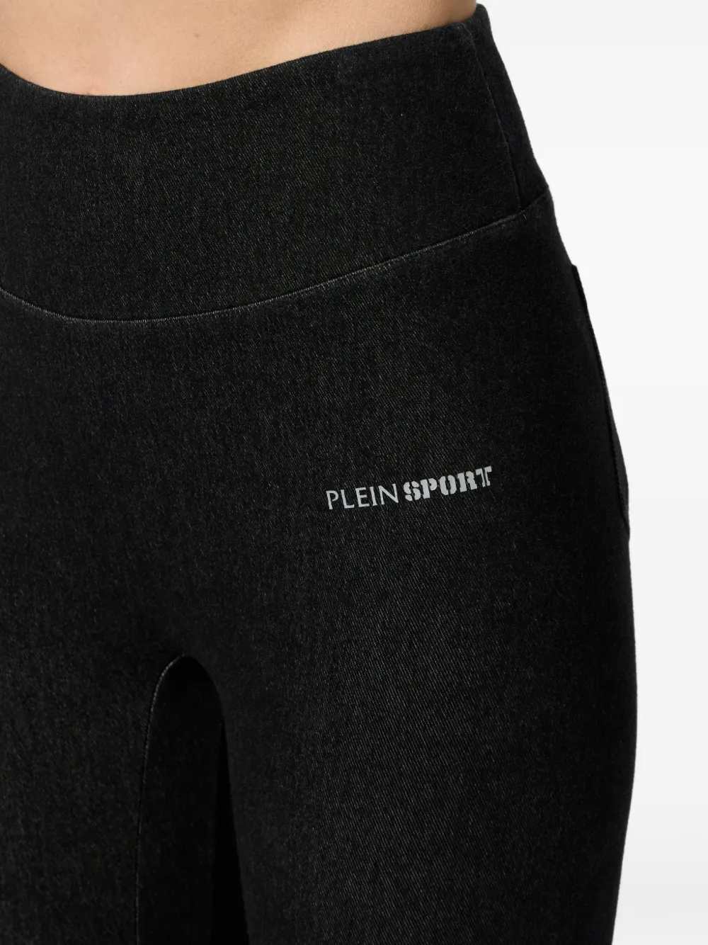 Plein Sport Legging met logo Zwart