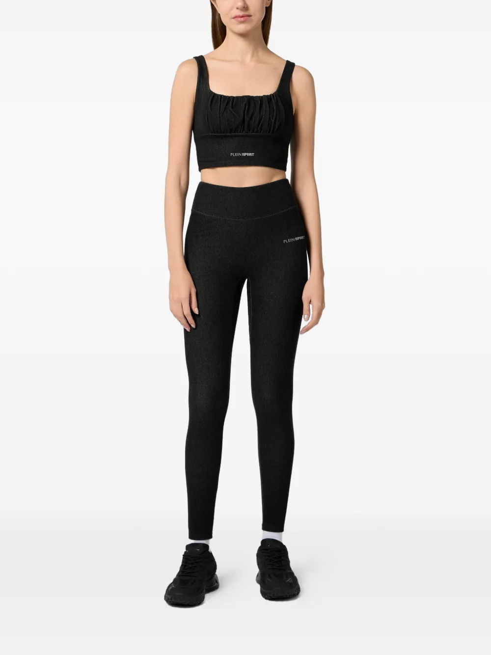 Plein Sport Legging met logo Zwart