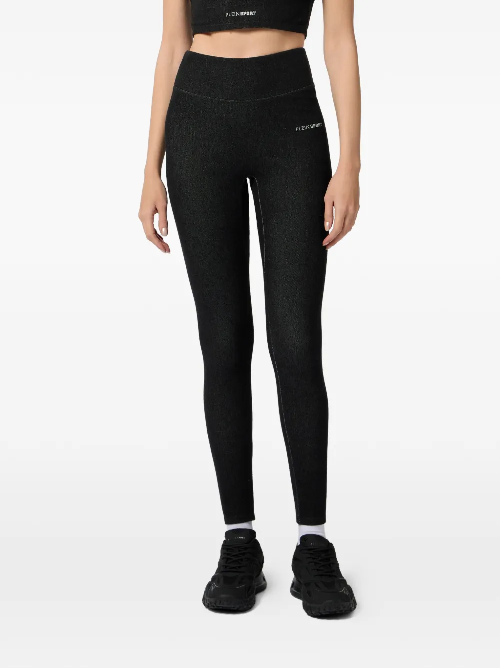Plein Sport Legging met logo Zwart