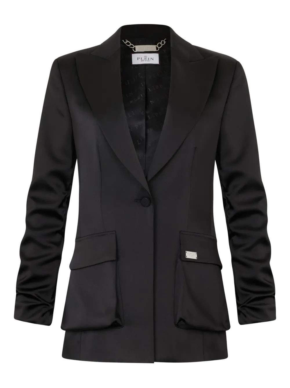 Philipp Plein satin blazer - Nero