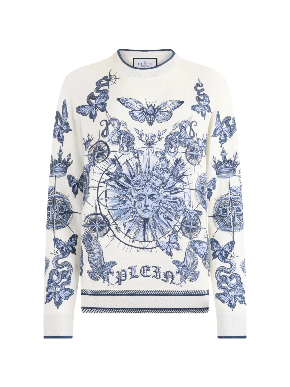 Philipp Plein round-neck sweater - Toni neutri