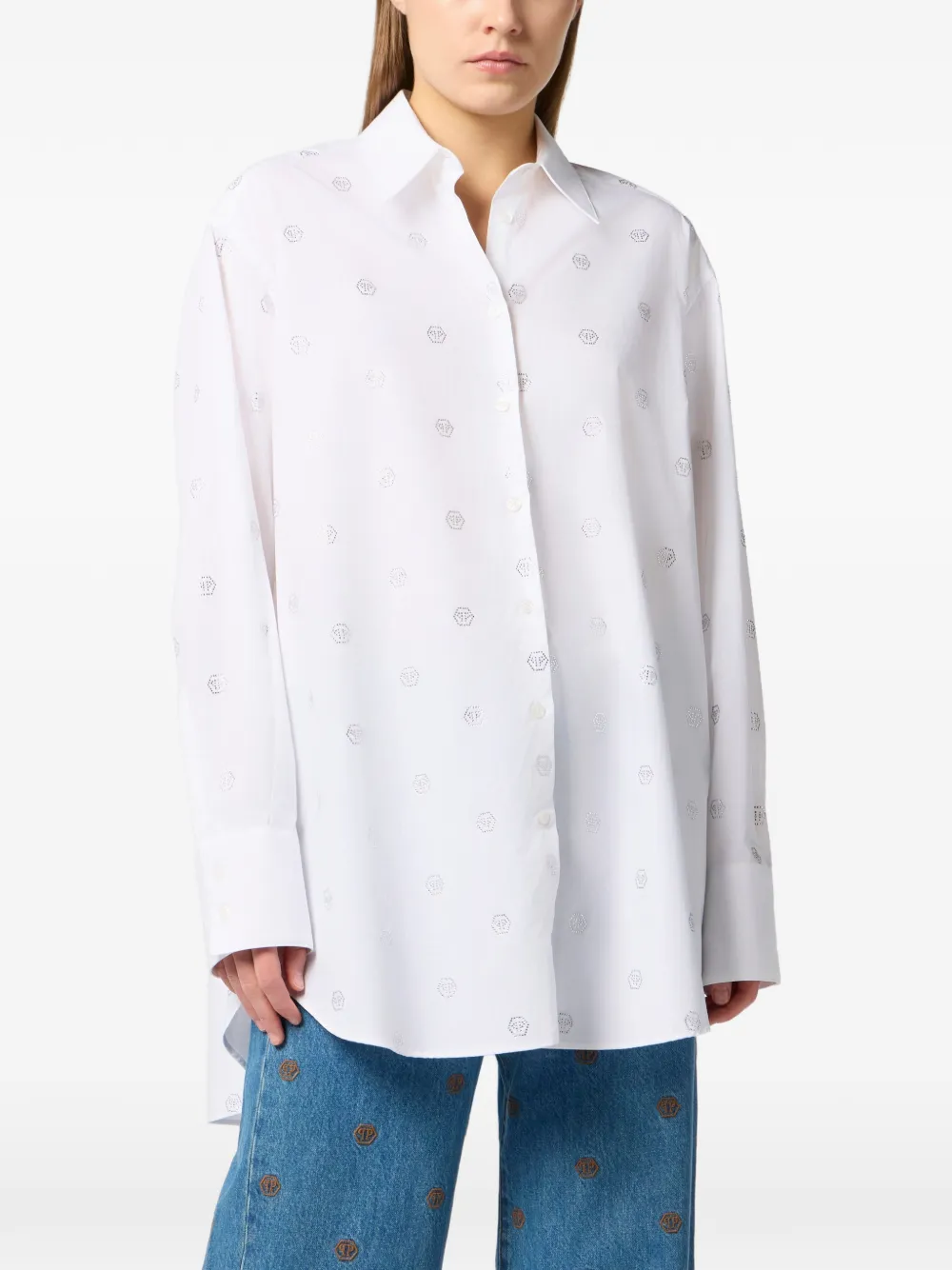  Philipp Plein Monogram Shirt - White 