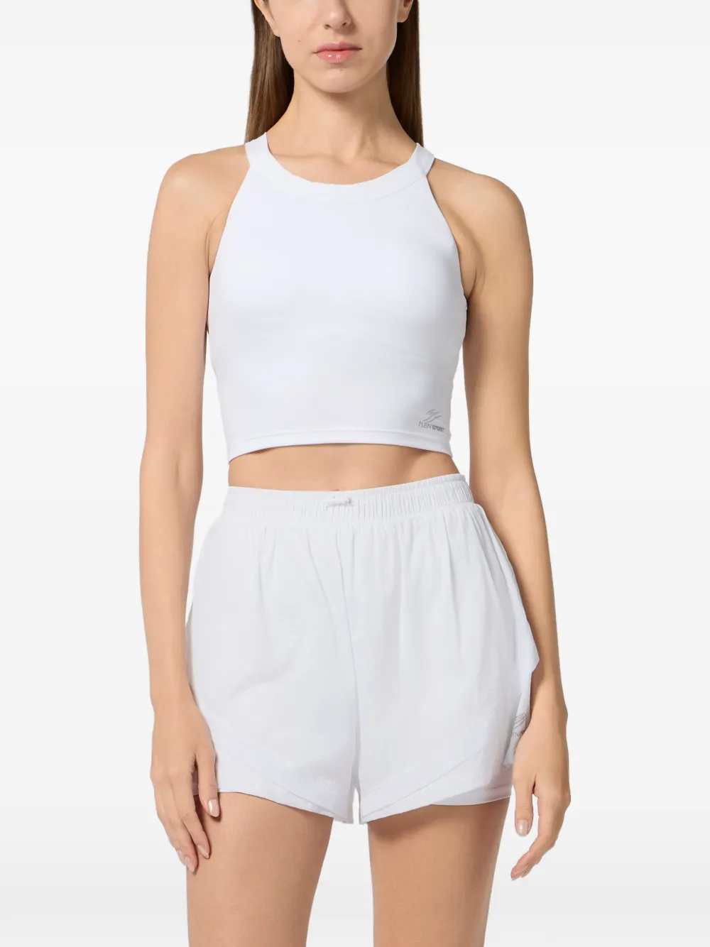 Plein Sport Cropped top Wit