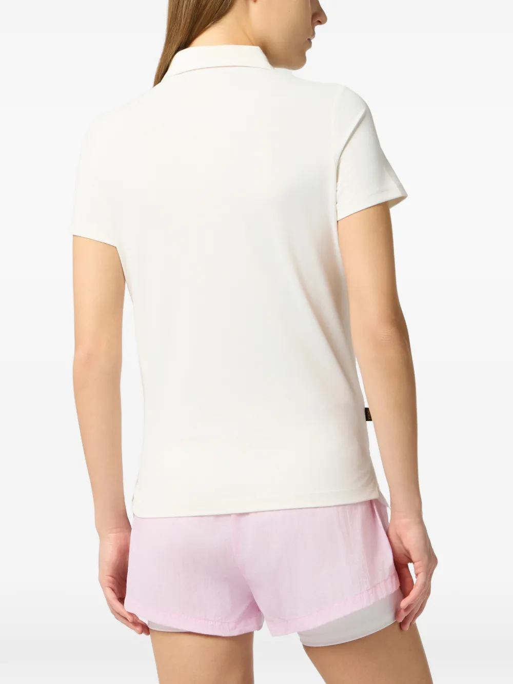 Plein Sport Poloshirt met logoprint Beige