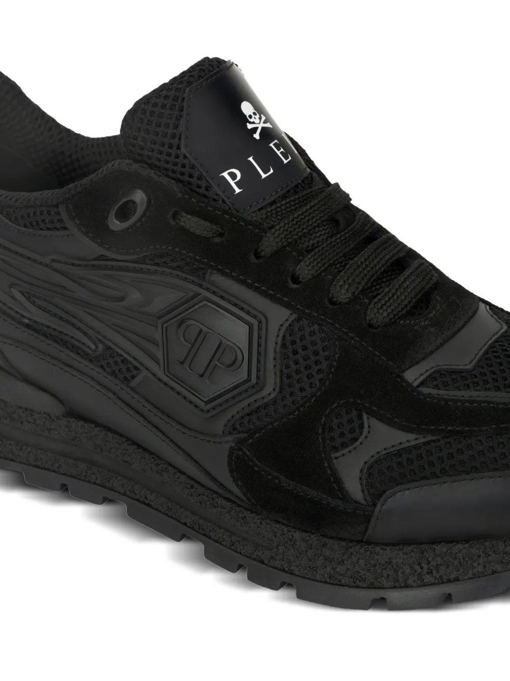 Philipp Plein Sneakers met vlakken Zwart