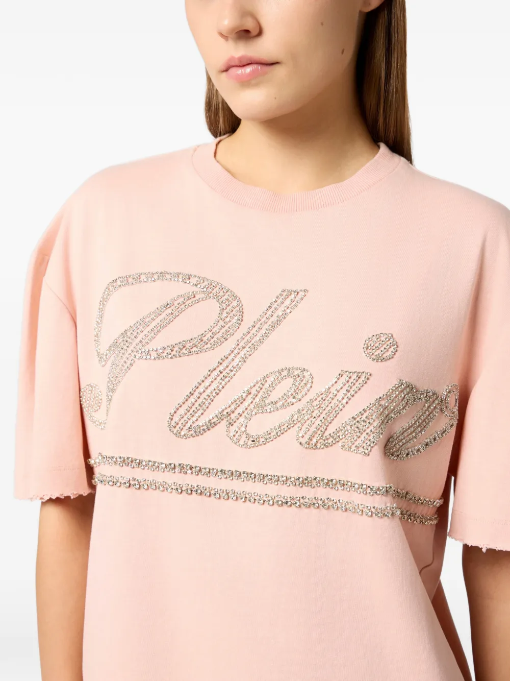 logo-strass T-Shirt