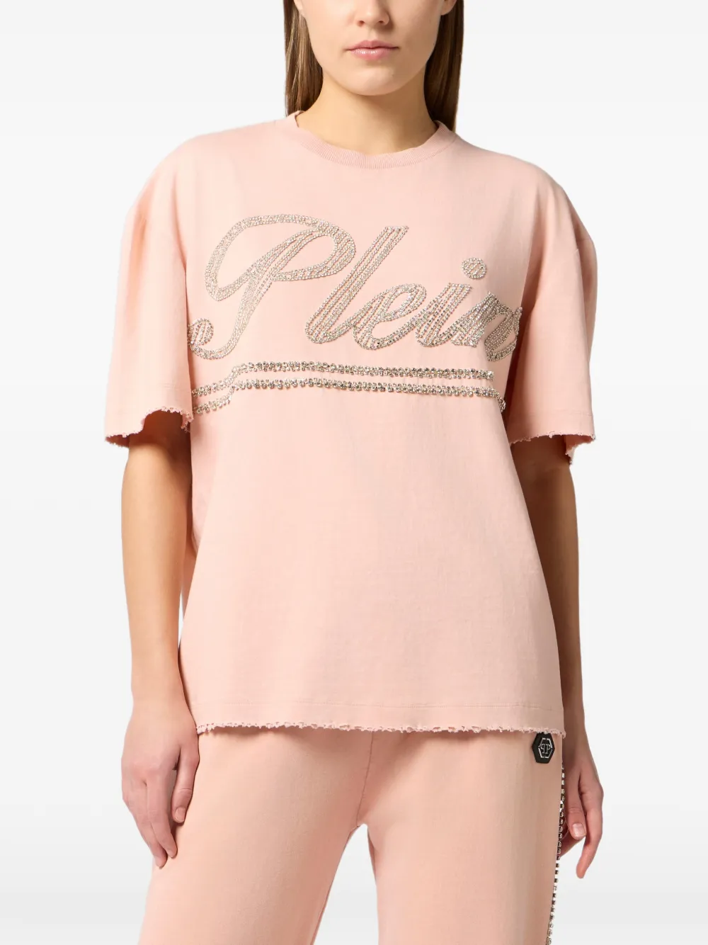 logo-strass T-Shirt
