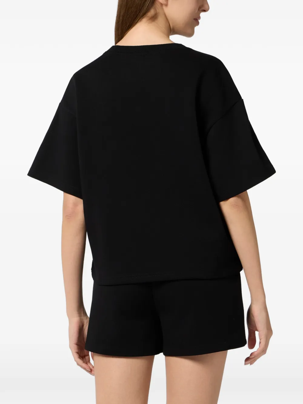 Plein Sport T-shirt met ronde hals Zwart