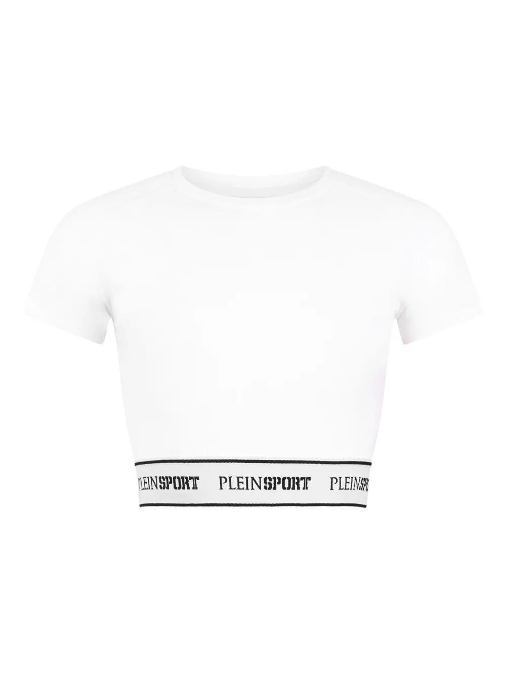Plein Sport T-shirt crop - Bianco