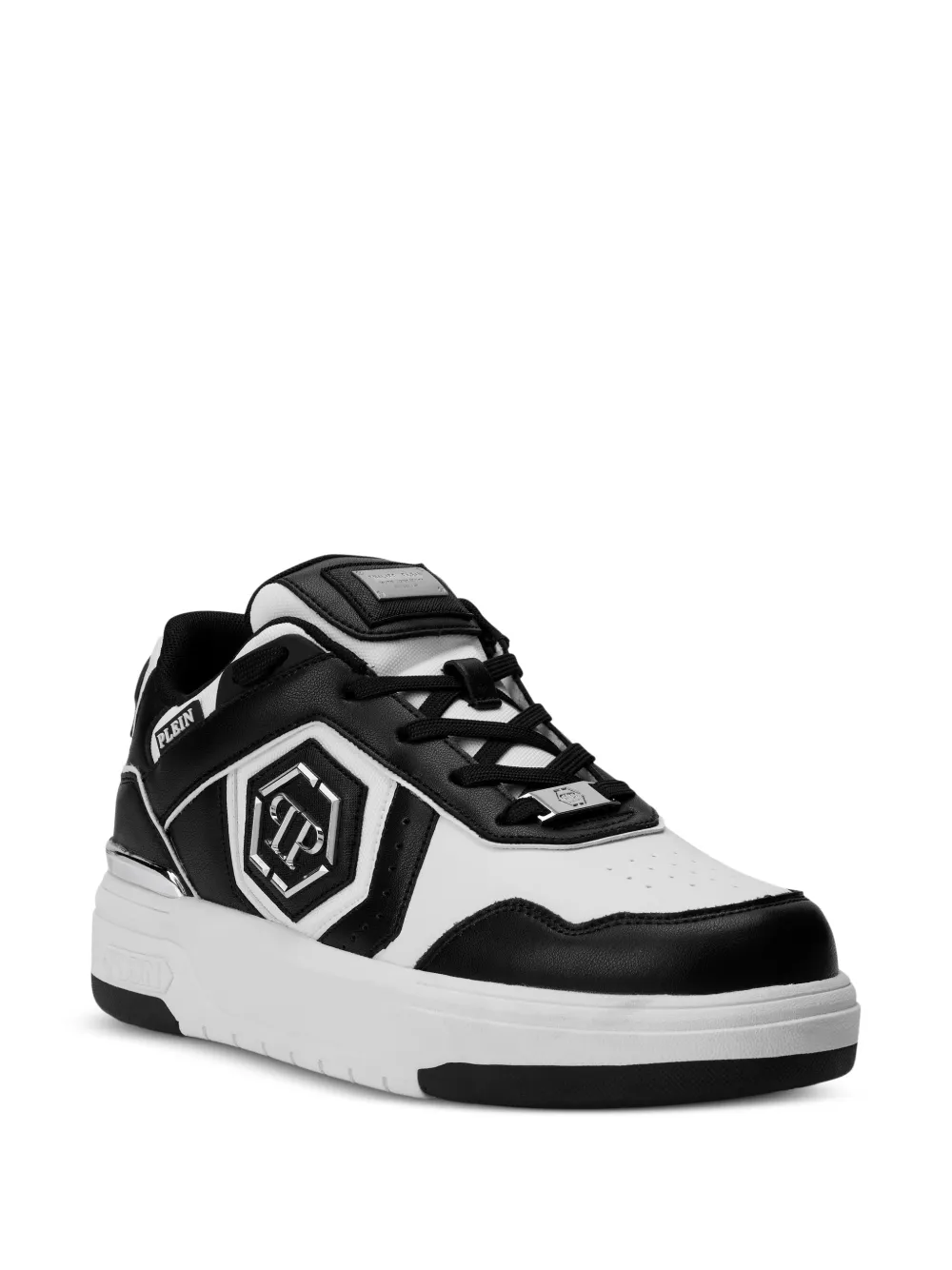 Philipp Plein SK8R logo low-top sneakers Wit