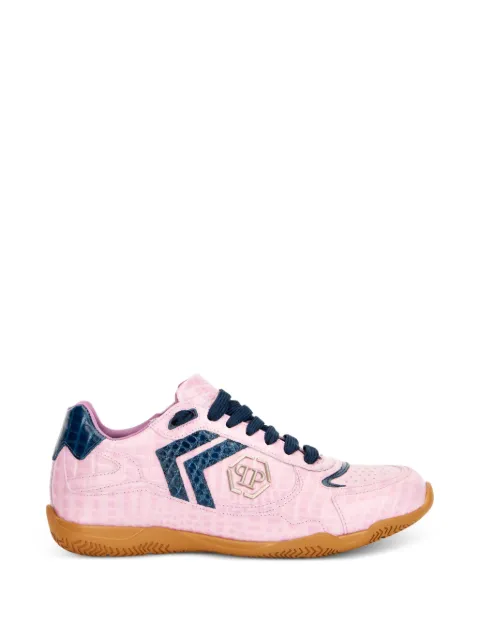 Philipp Plein Cocco crocodile-effect appliqué sneakers