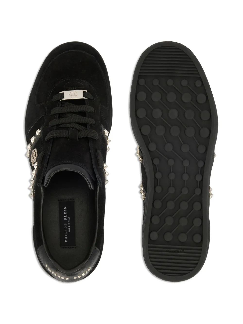Philipp Plein Retro Rebel studded sneakers Zwart