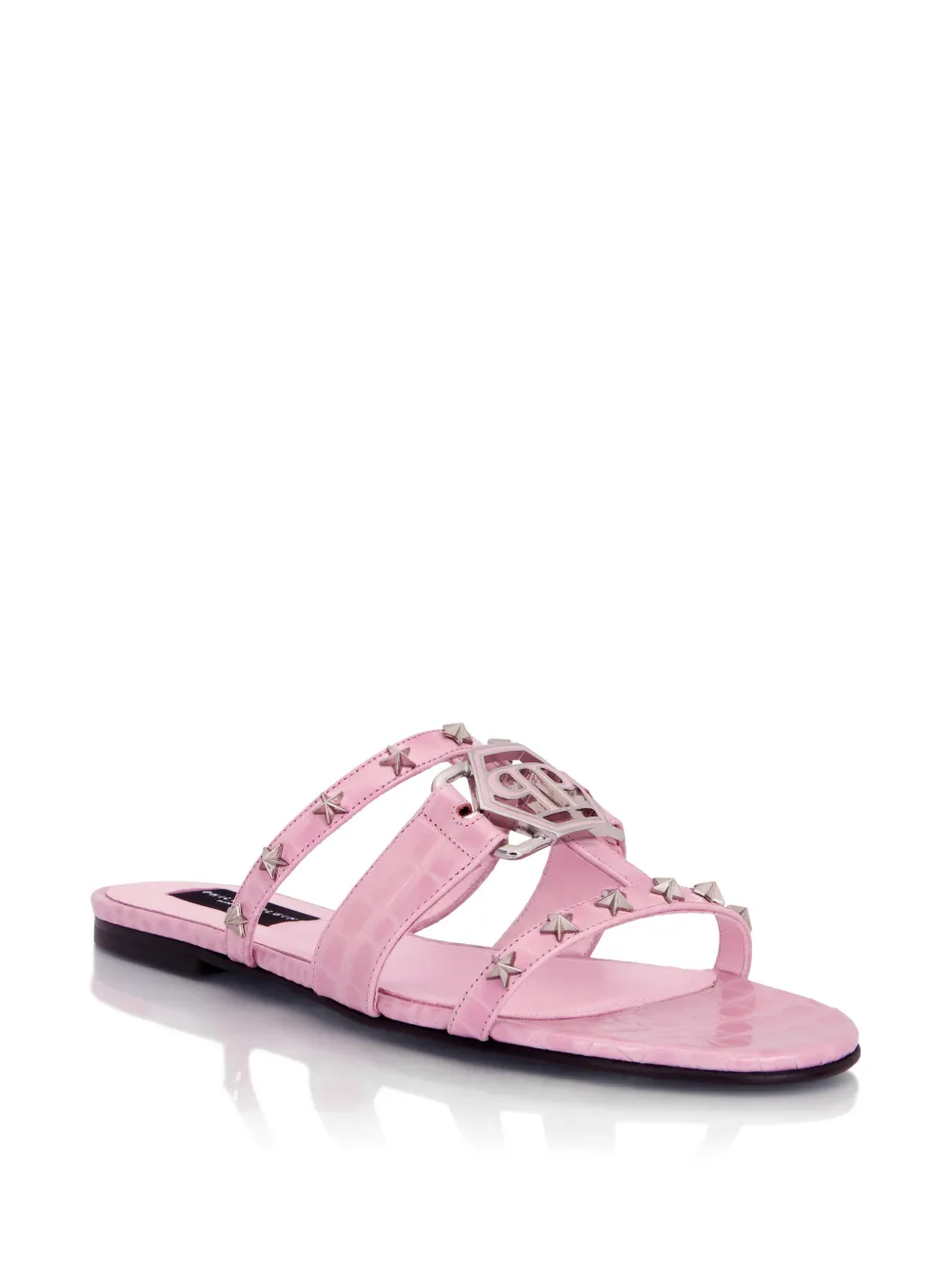 Philipp Plein star-studded sandals Roze