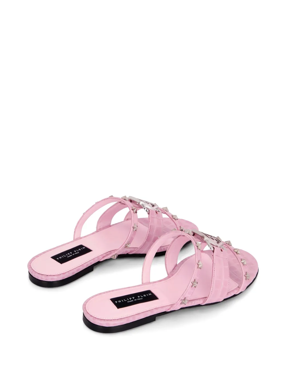 Philipp Plein star-studded sandals Roze
