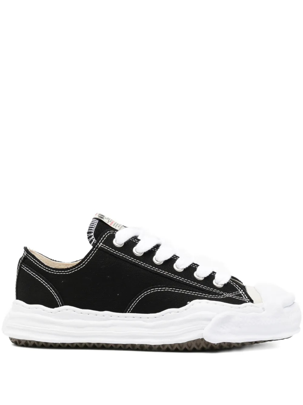 Maison MIHARA YASUHIRO Blakey OG sole canvas sneakers | Black | Image 1