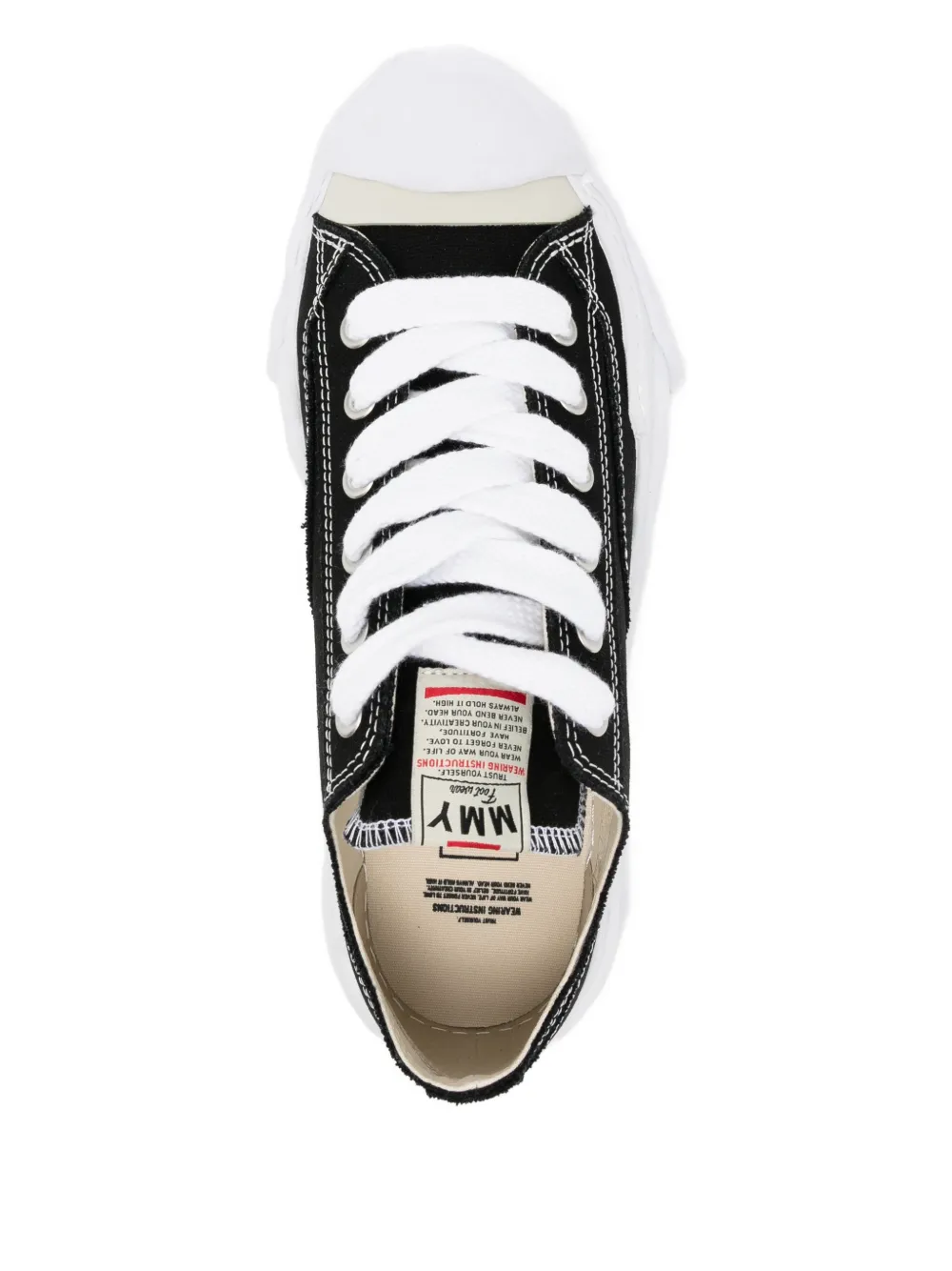 Maison MIHARA YASUHIRO Blakey OG sole canvas sneakers Zwart
