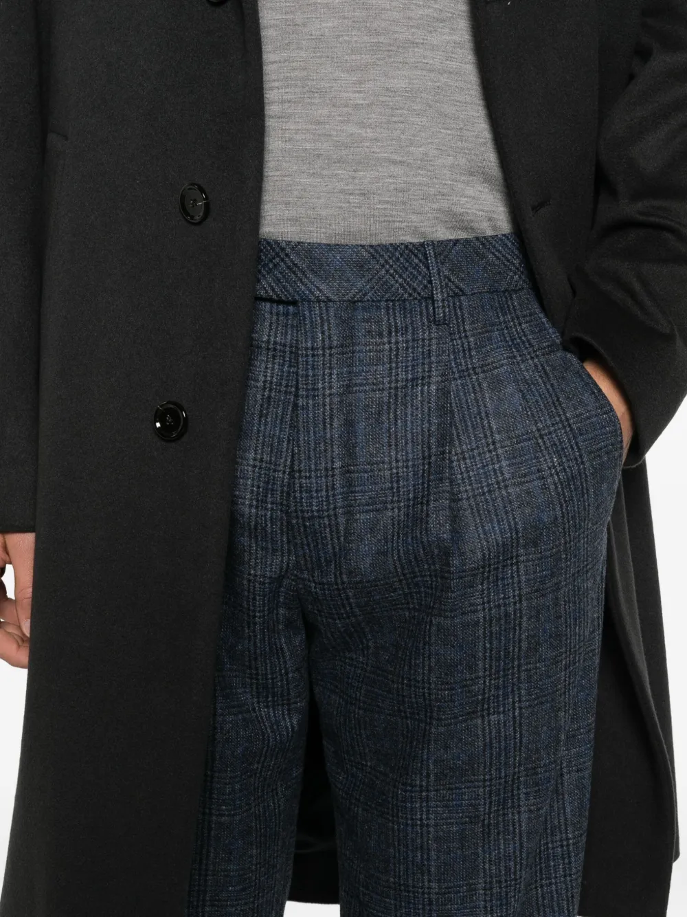 Gta Geruite broek Blauw