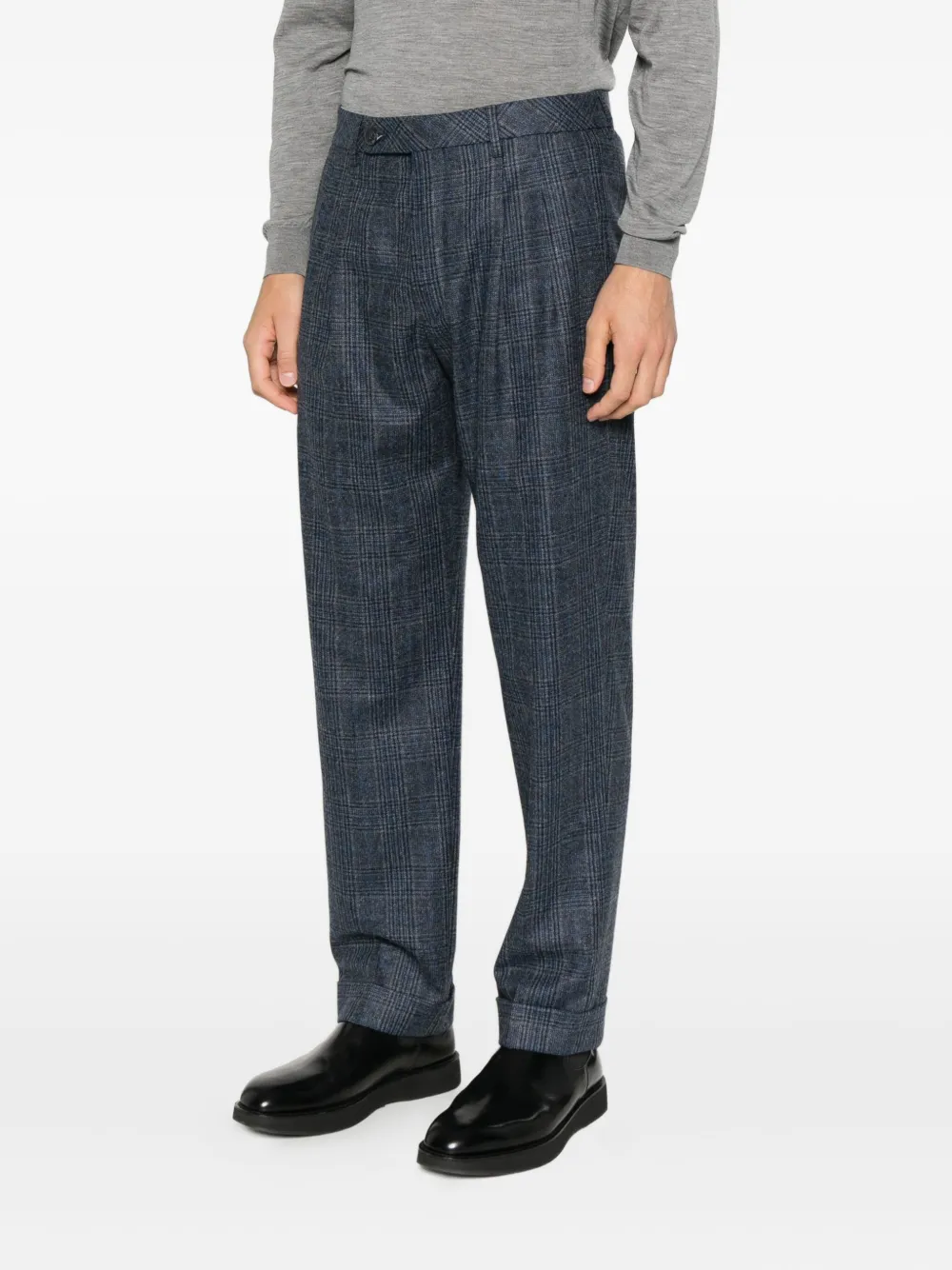 Gta Geruite broek Blauw