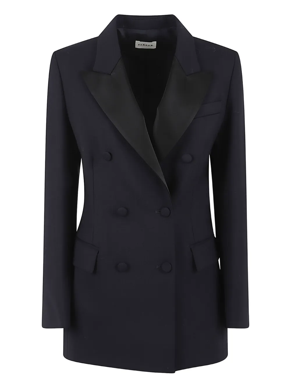 P.a.r.o.s.h Double-breasted Blazer In Blue