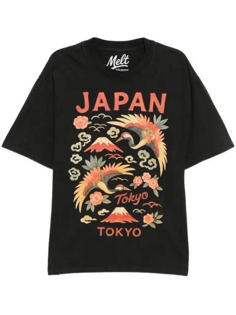 Melt graphic-print T-shirt
