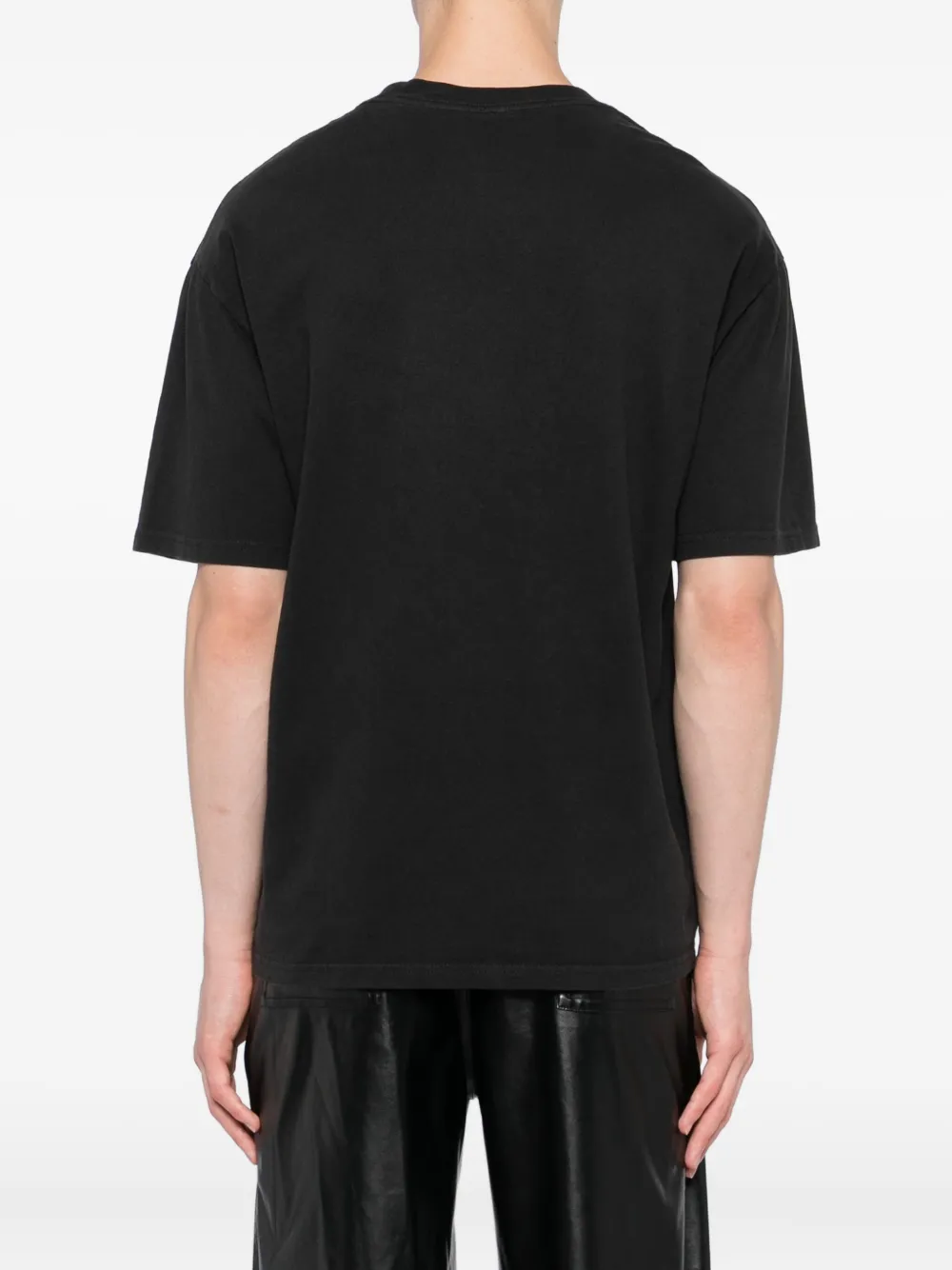 Melt T-shirt met grafische print Zwart