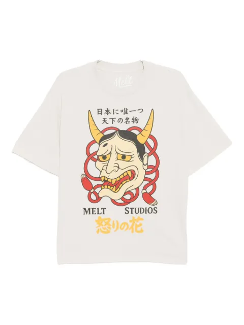 Melt playera con estampado gráfico