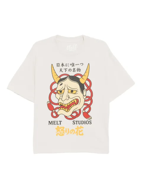 Melt graphic-print T-shirt