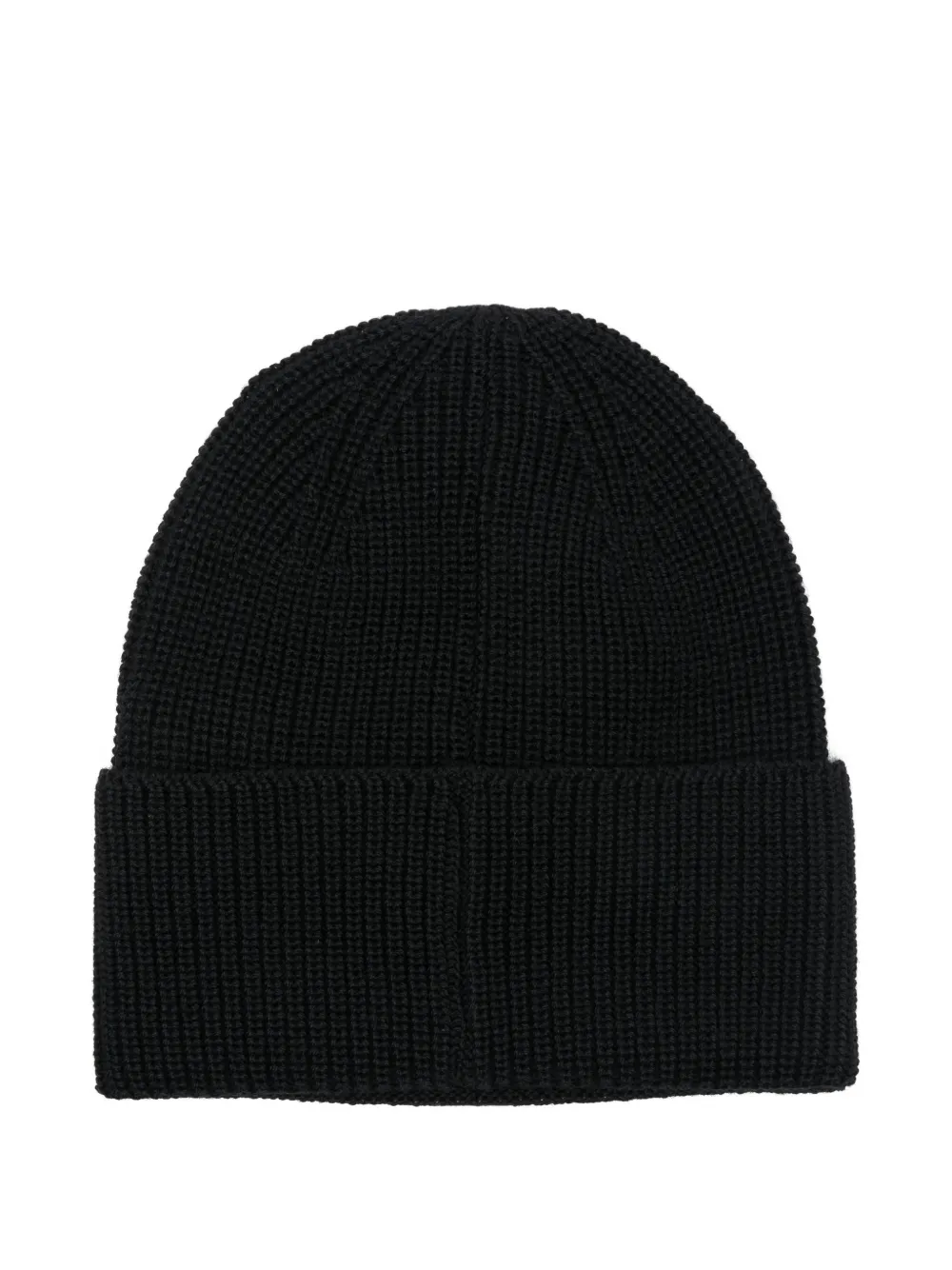 MSGM logo-embroidered beanie hat - Zwart