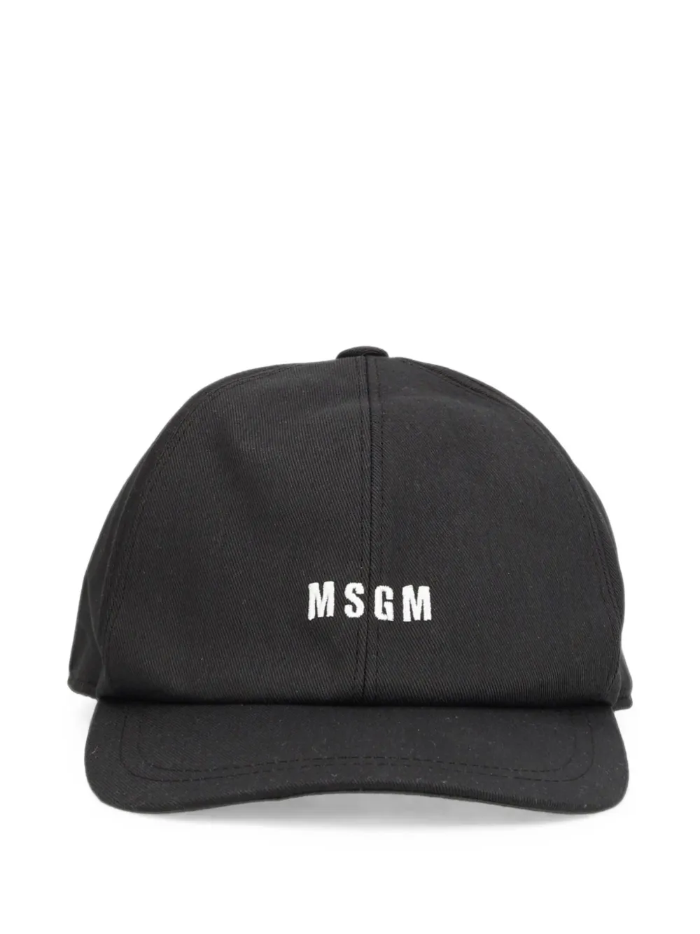 MSGM Pet met geborduurd logo Zwart