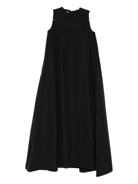 Plan C vestido con cuello redondo y moño