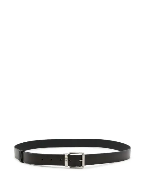 Montblanc square-buckle leather belt