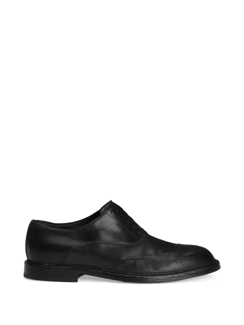 Dolce & Gabbana perforated derby shoes - Schwarz