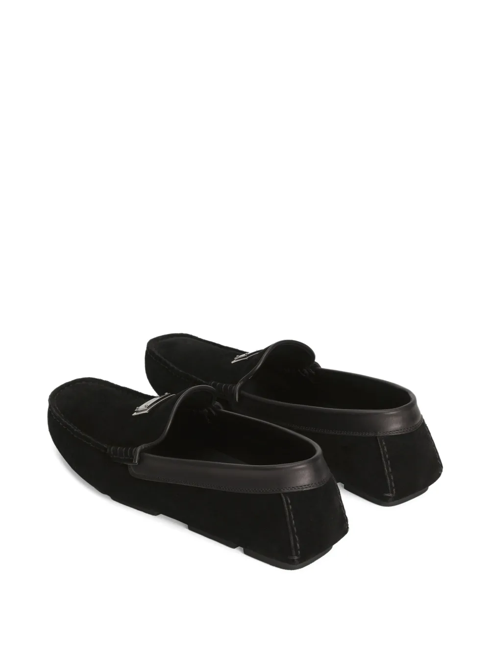 Dolce & Gabbana suede loafers - Zwart