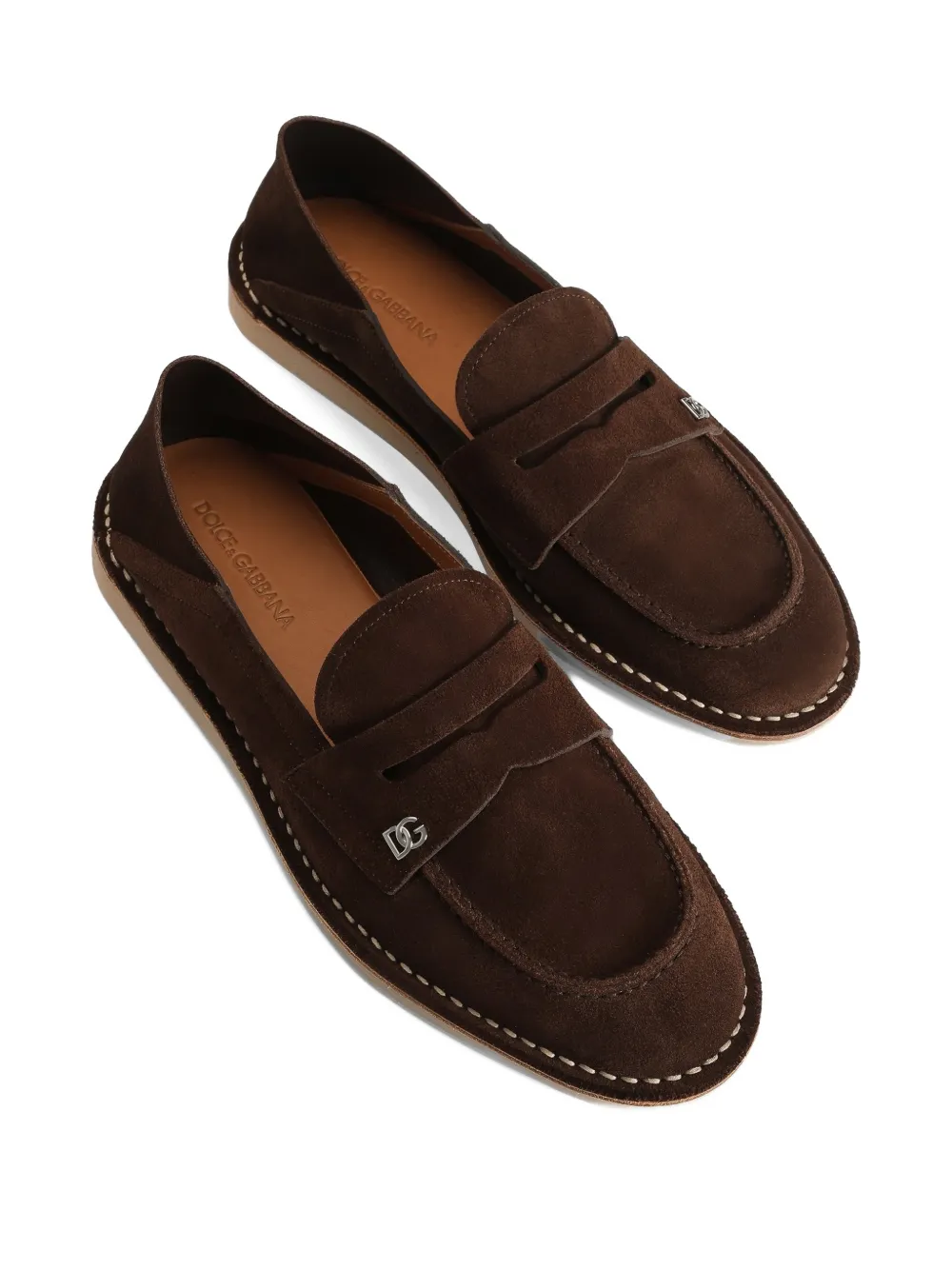Dolce & Gabbana Suède loafers Bruin