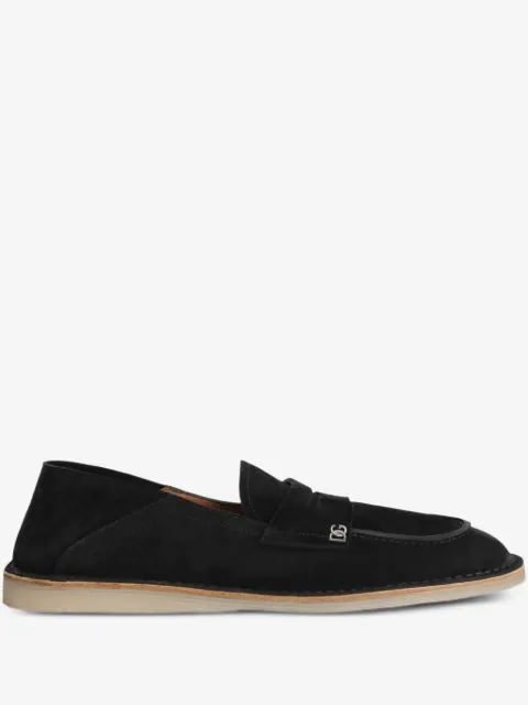 Dolce & Gabbana logo标牌乐福鞋